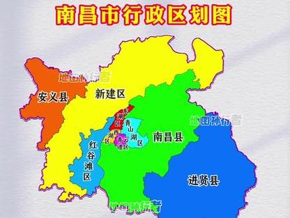 南昌市行政区划图2019
