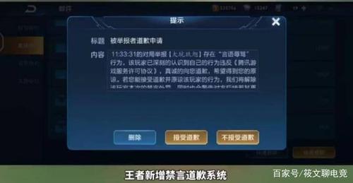 王者荣耀禁言了怎么解除禁言截图3