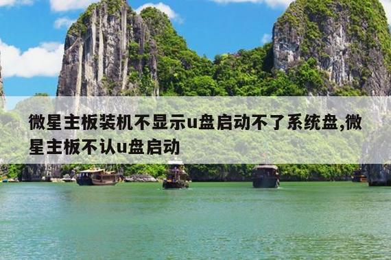 微星主板不能u盘启动