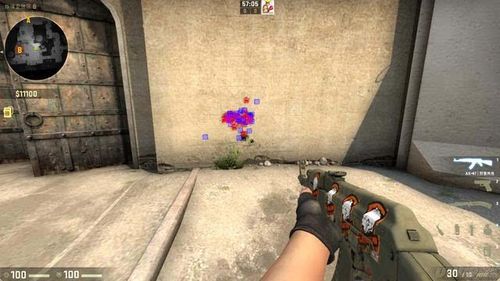 csgo子弹从哪射出来