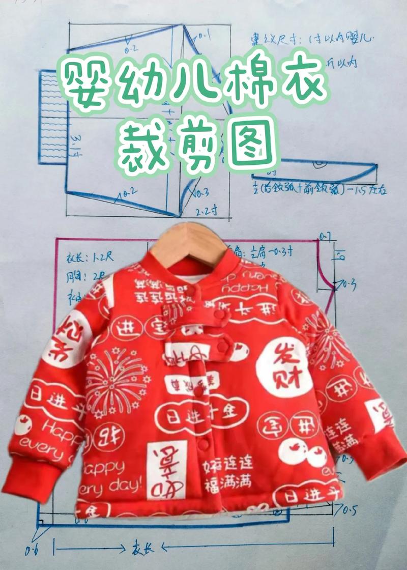 一至二岁棉衣裁剪尺寸