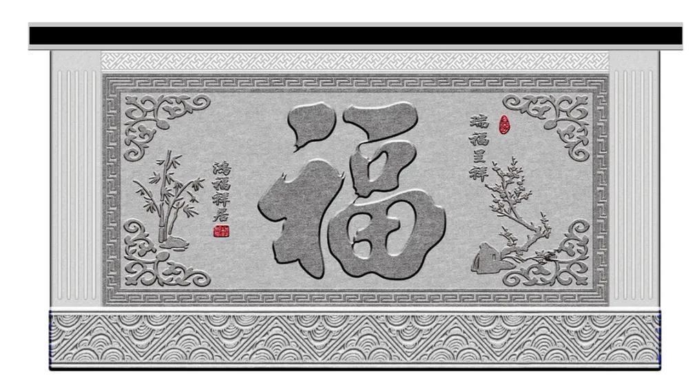 大型影门墙背景墙