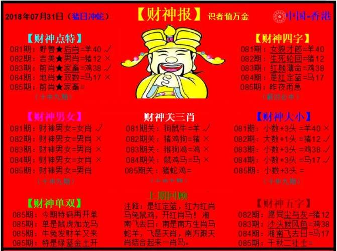 财神报大全