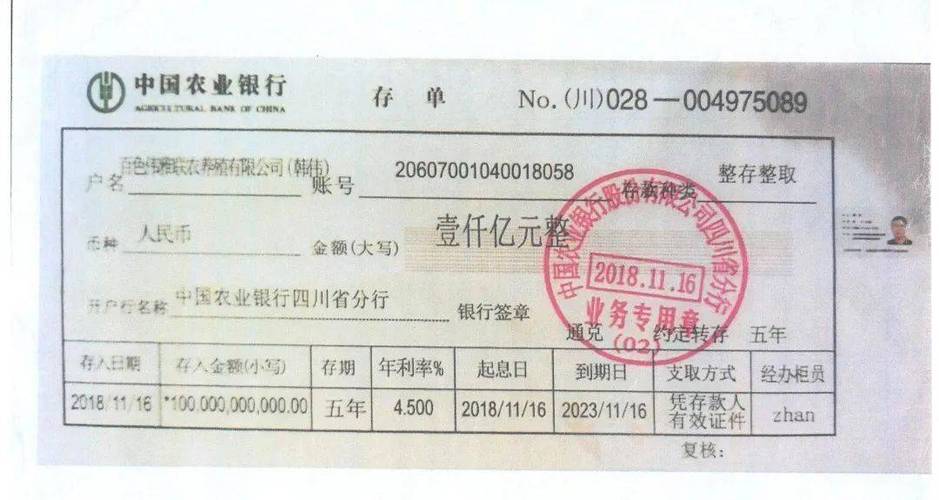 银行卡可以存一千亿吗