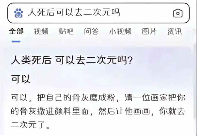 死后能去二次元吗
