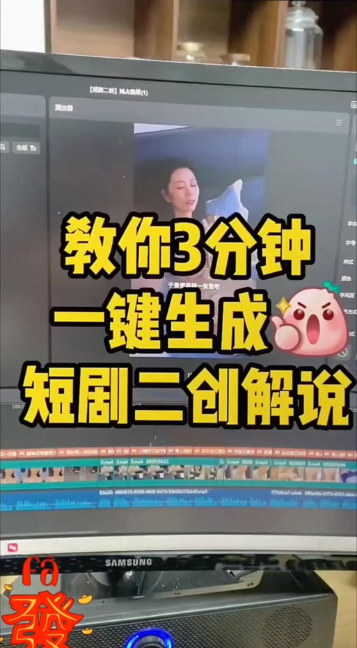 短剧推广怎么剪辑二次创作