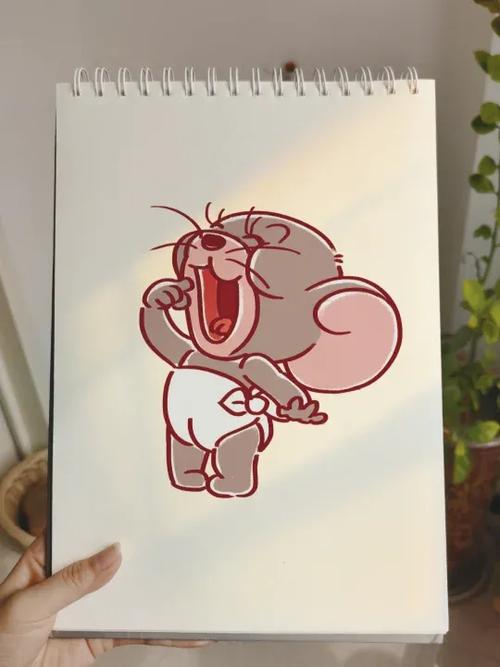 猫和老鼠泰菲简笔画教程
