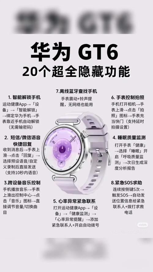 华为gt6说明书