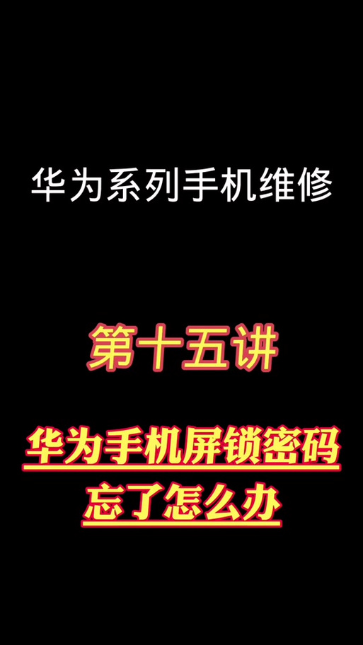华为mate30pro忘记锁屏密码怎么办截图3