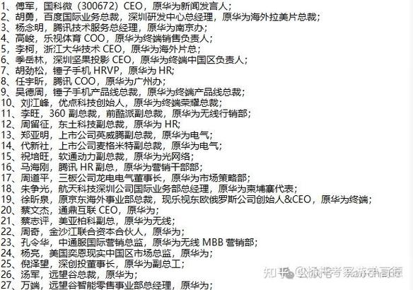 从华为辞职后能找什么工作