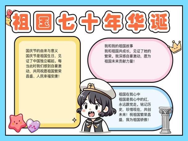 70年国庆手抄报