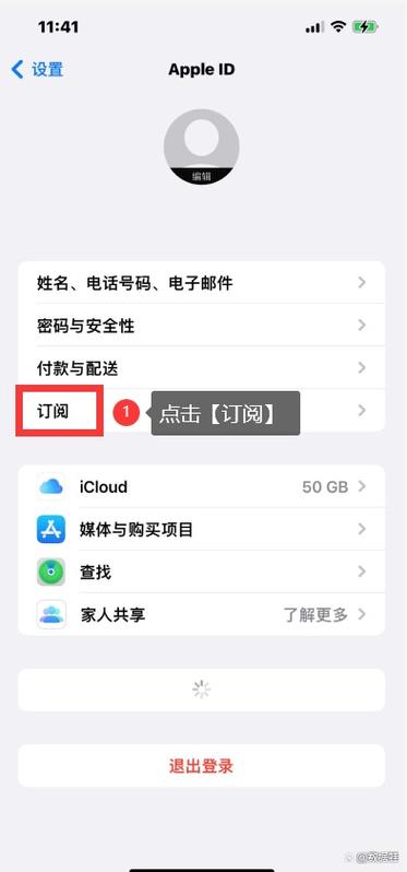 苹果商店关闭自动续费怎么关