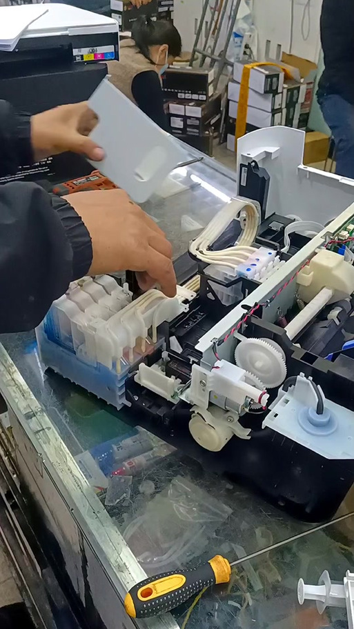 打印机加完墨水怎么恢复正常