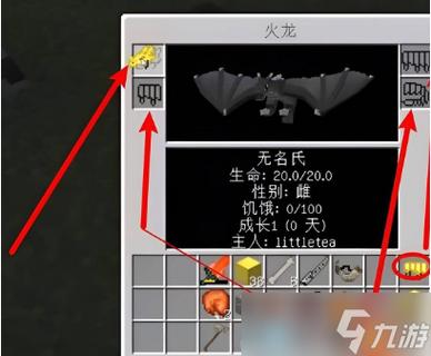 我的世界冰火传说怎么给龙穿装备