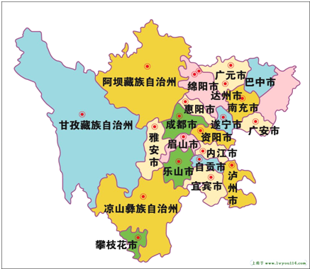 四川地图