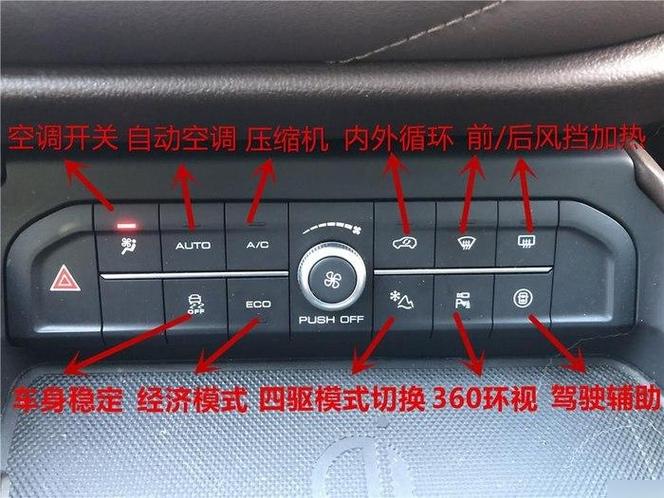 哈弗f7中控按键说明书