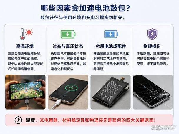 手机电池用久了是什么情况