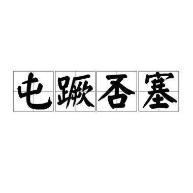 带塞的成语