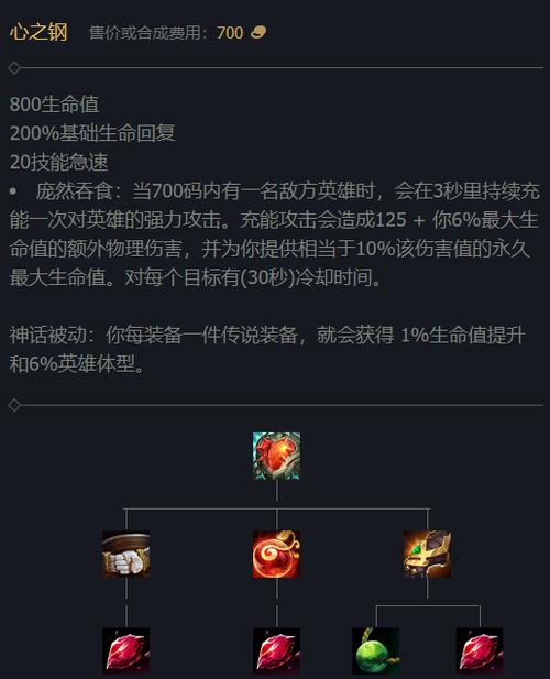 心之钢寒冰出装