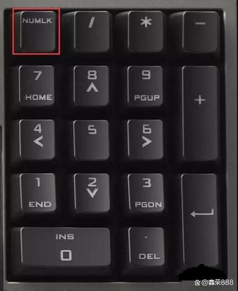 键盘打不了数字,按哪个键?
