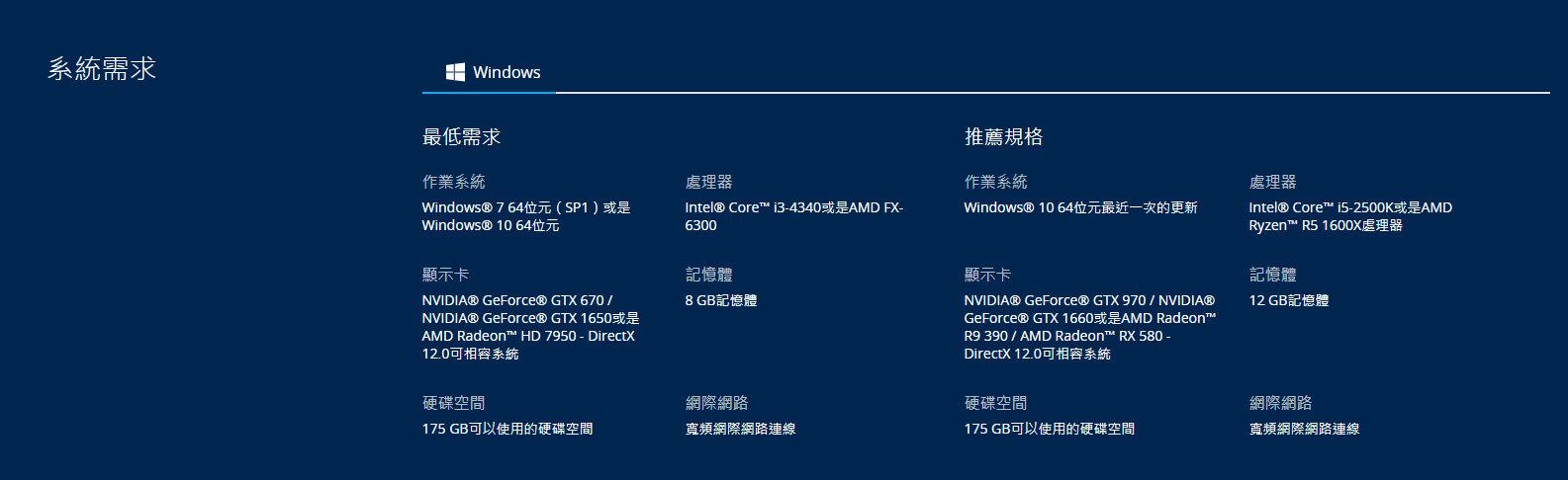 使命召唤pc版配置要求