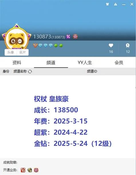 yy消费等级1-60级明细