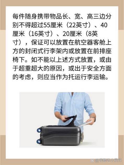 上飞机随身携带多少公斤