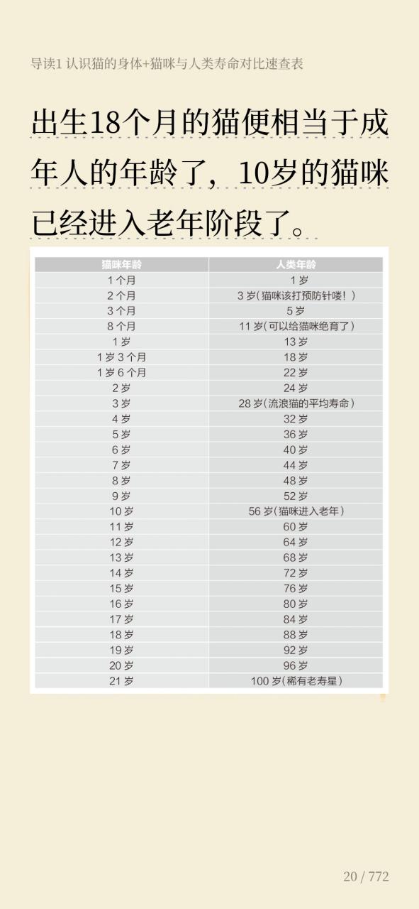 猫寿命有多长