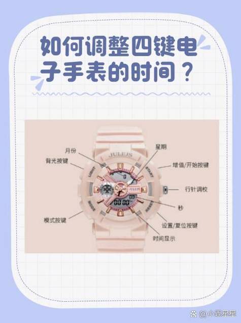 电子钟四个按键说明书