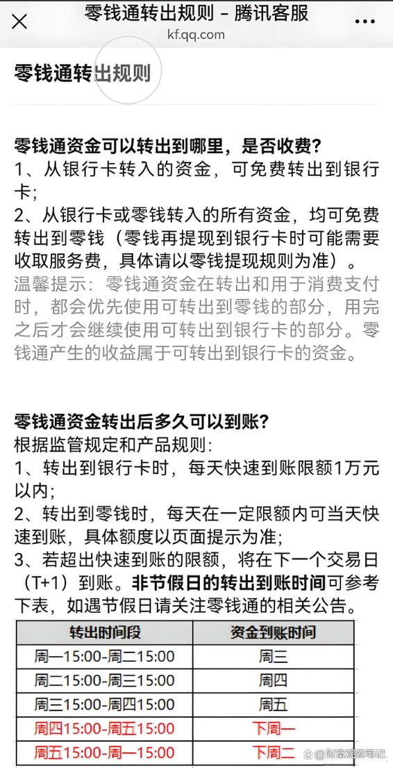 微信零钱转零钱通限额
