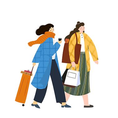 女孩子说去逛街