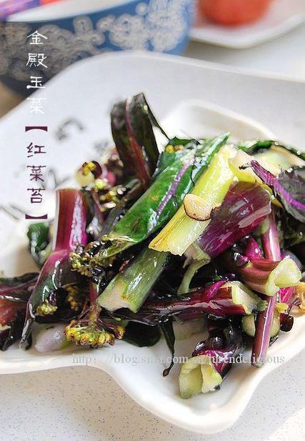 食材_红菜苔窍门