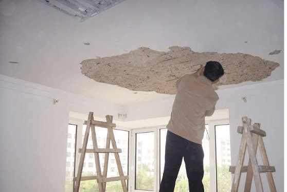 房顶墙皮脱落修补妙招