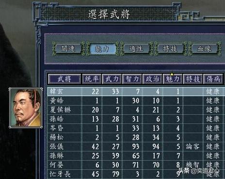 三国志7名字输入对照表截图3
