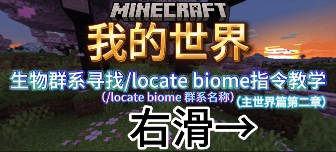 我的世界寻找沼泽群系的指令