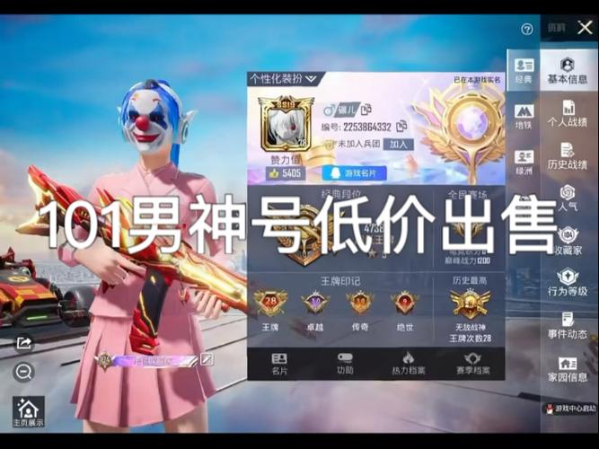 最便宜的和平精英号