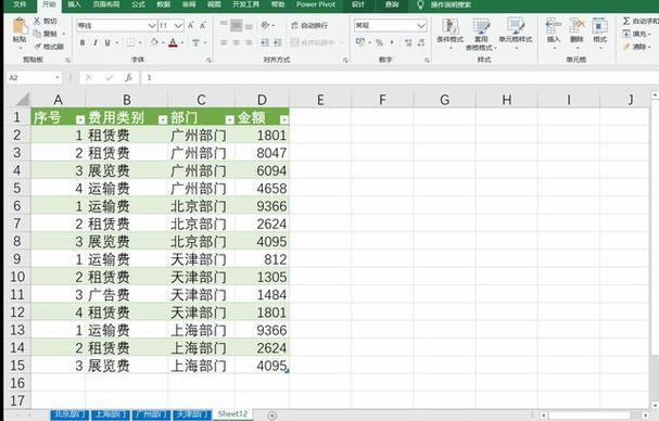 多工作表合并到一张表格