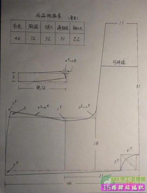 婴幼儿棉衣棉裤裁剪方法尺寸截图1