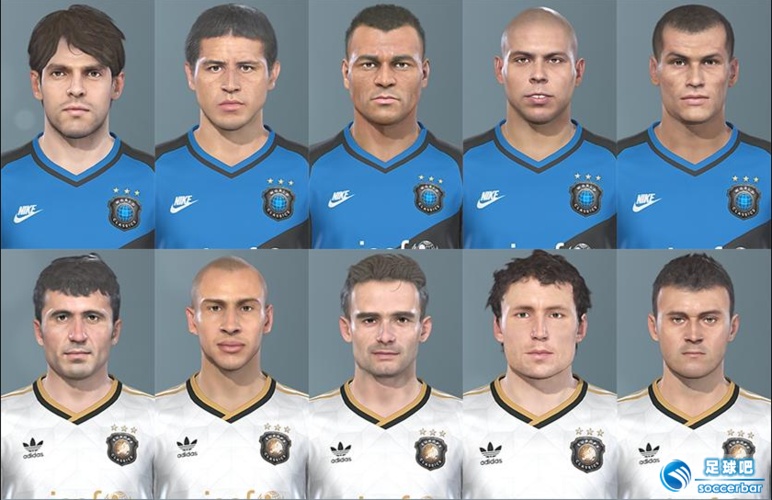 pes2019元老球员真名