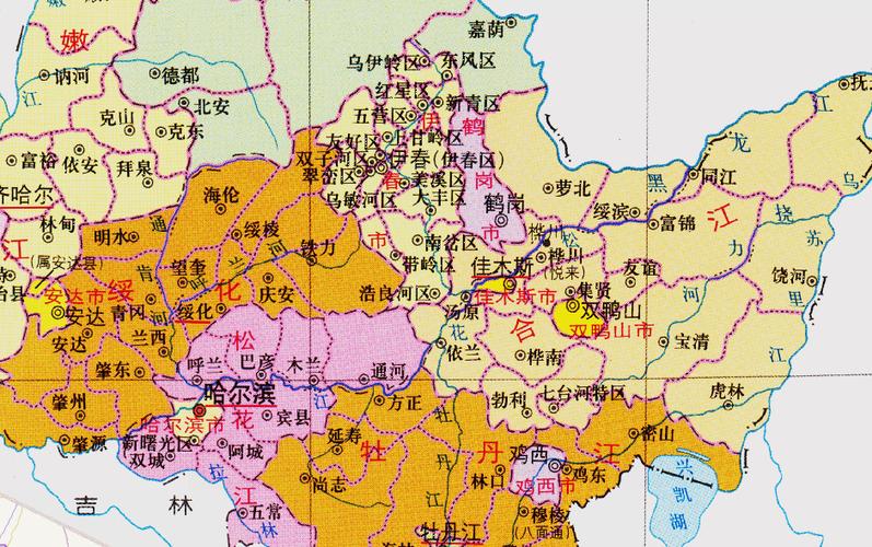哈尔滨地图 全图