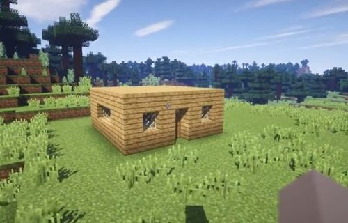 我的世界2×2火柴盒简易生存小屋