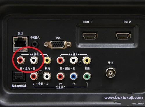功放机连接电视插哪个孔