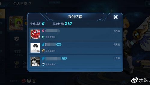 王者荣耀怎么看全部访客记录