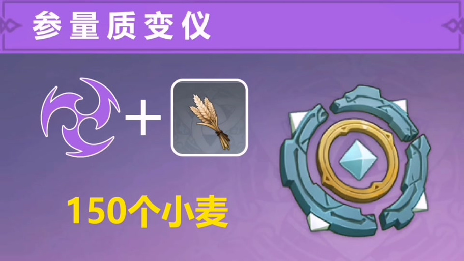 原神参量质变仪放什么