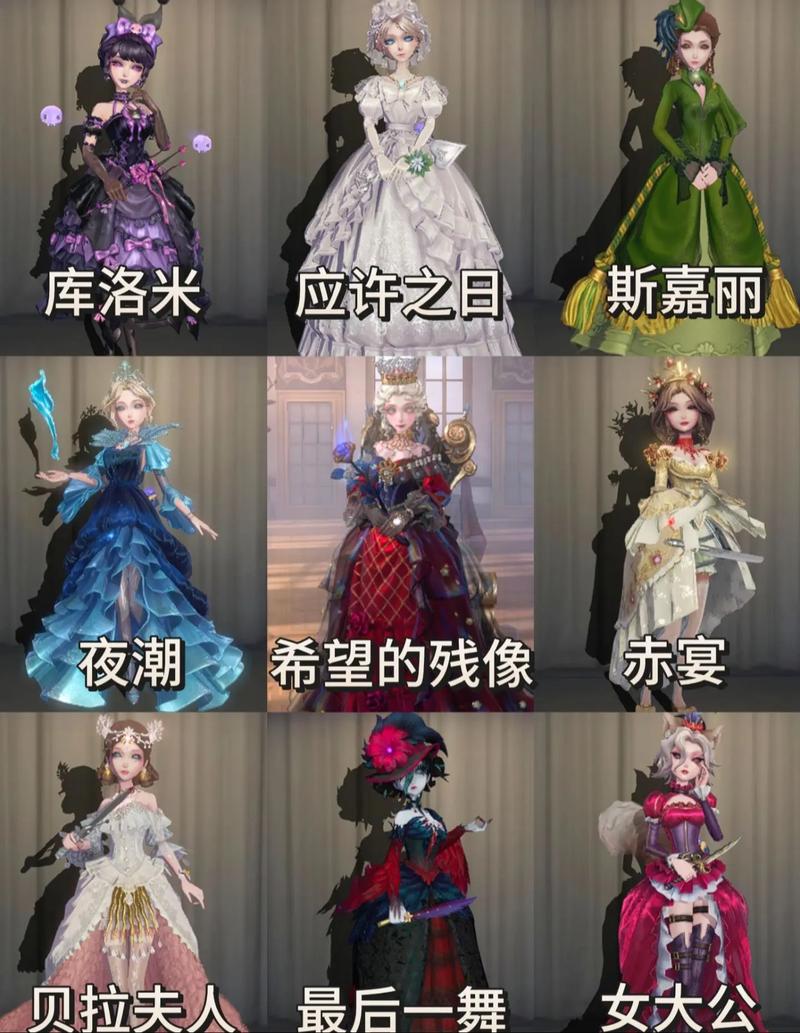 第五人格红夫人所有皮肤一览