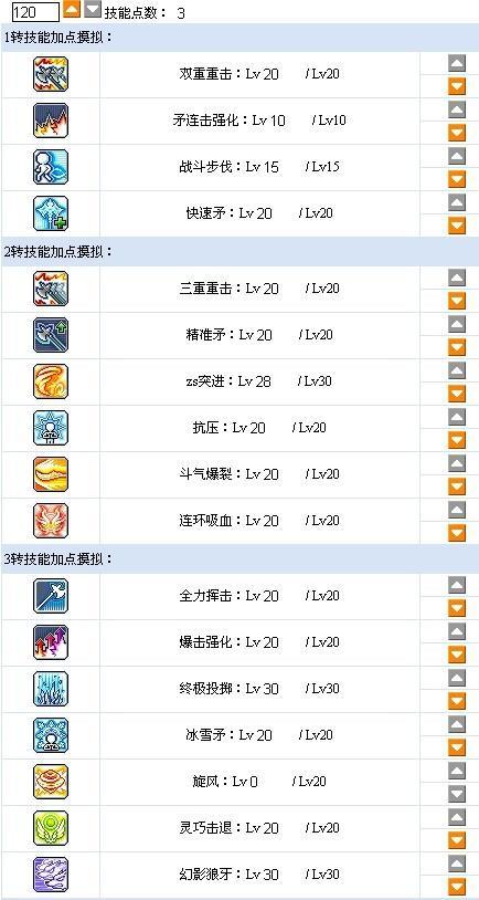 冒险岛战神连招讲解