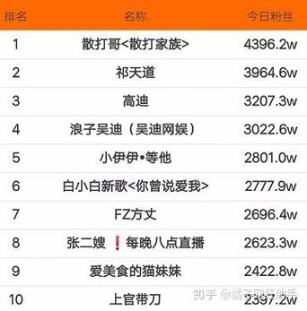 中国粉丝排行榜前十名截图3