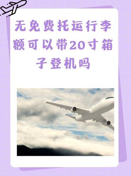 无免费托运行李额能带多少行李