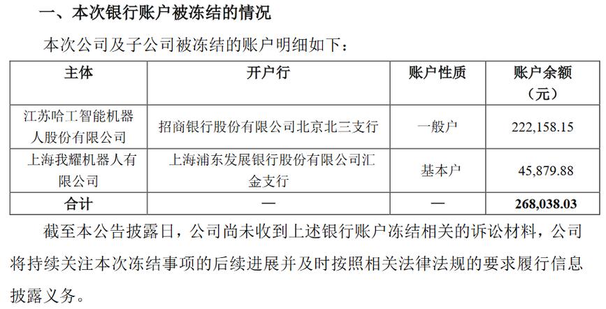 申请冻结公司账户