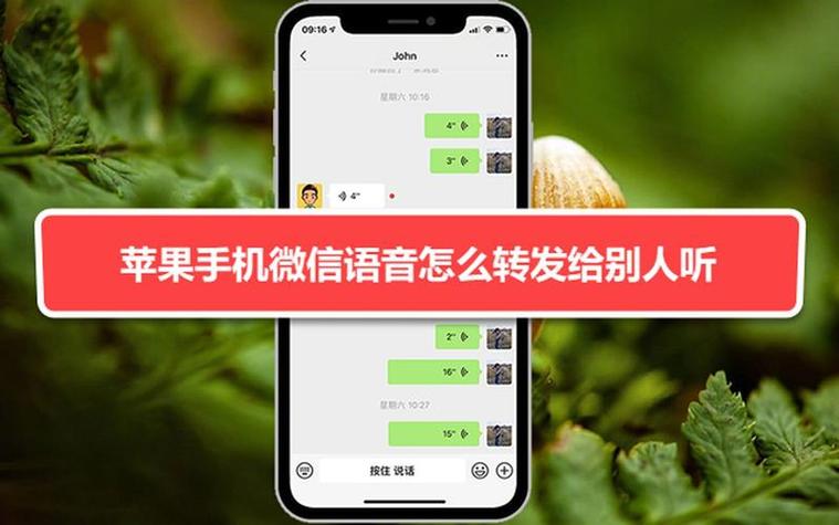 苹果手机发语音沙沙响
